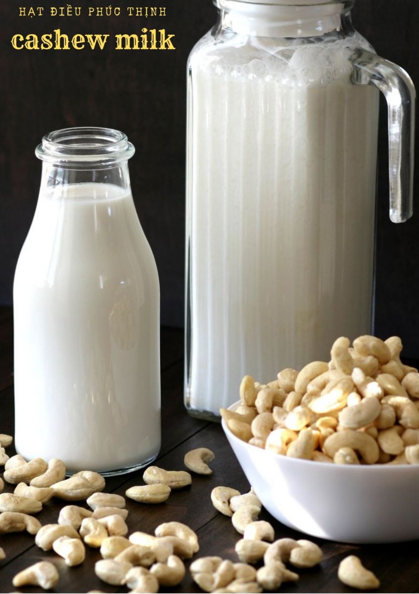 cách chế biến hạt điều làm sữa