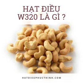 Hạt Điều W320 Là Gì ? Tiêu Chuẩn Hạt Điều W320